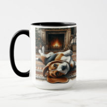 Beagle Santa "Definieren Sie gute Weihnachtskaffee