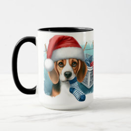 Beagle Santa "Definieren Sie gute Weihnachtskaffee Tasse