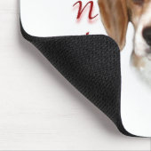 Beagle Santa Paws Mousepad (Ecke)
