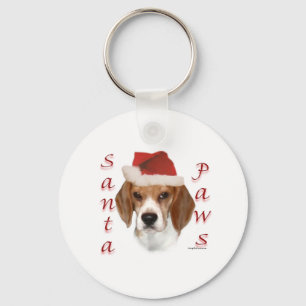 Beagle Santa Paws Schlüsselanhänger