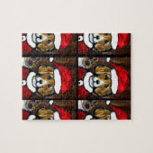 BEAGLE SANTA PUZZLE (Horizontal)