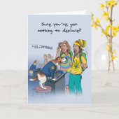 Beagle-Sauganleger - lustiger Geburtstag Karte (Gelbe Blume)