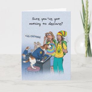 Beagle-Sauganleger - lustiger Geburtstag Karte