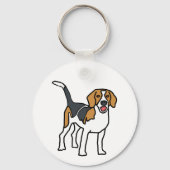 Beagle Schlüsselanhänger (Rückseite)