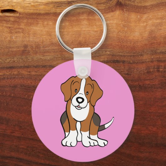 Beagle Schlüsselanhänger (Vorderseite)
