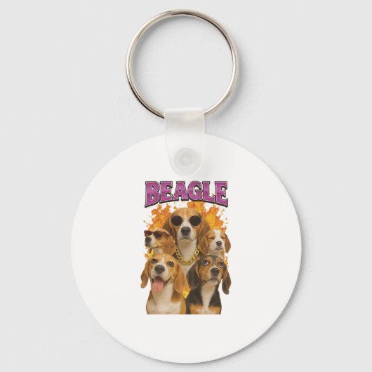 Beagle Schlüsselanhänger (Vorderseite)