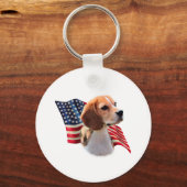 Beagle Schlüsselanhänger (Vorderseite)