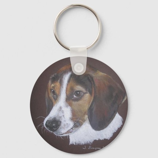 Beagle Schlüsselanhänger (Vorderseite)