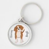 Beagle Schlüsselanhänger (Vorne)