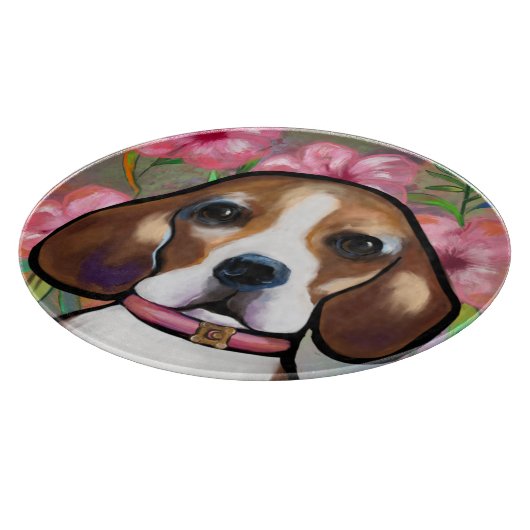 Beagle Schneidebrett (Ecke)