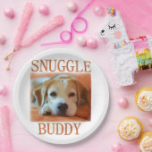 Beagle-Schnurrbart Pappteller (Party)