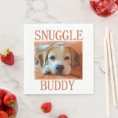 Beagle-Schnurrbart Serviette (Beispiel)