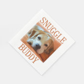 Beagle-Schnurrbart Serviette (Ecke)