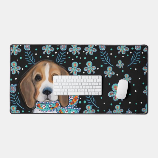 Beagle Schreibtischunterlage (Tastatur & Maus)