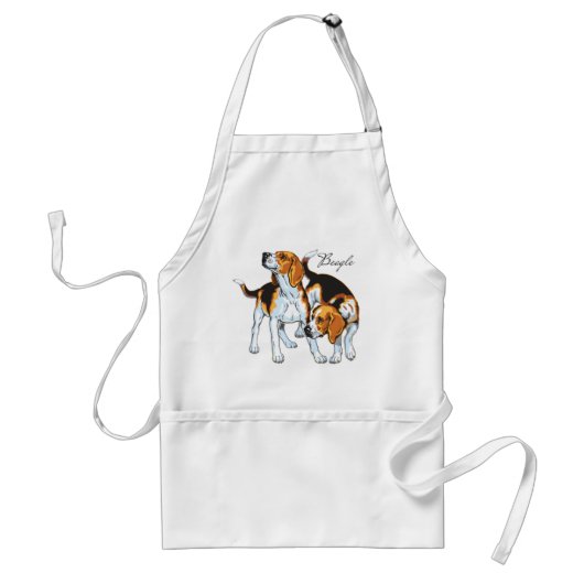 Beagle Schürze (Vorne)