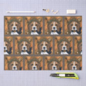 Beagle Seidenpapier (Handwerk)