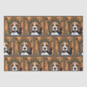 Beagle Seidenpapier (Vorderseite)