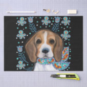 Beagle Seidenpapier (Handwerk)
