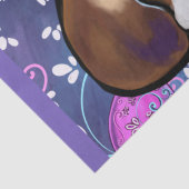 Beagle Seidenpapier (Detail)