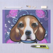 Beagle Seidenpapier (Handwerk)