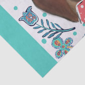 Beagle Seidenpapier (Detail)