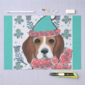 Beagle Seidenpapier (Handwerk)