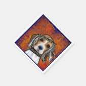 Beagle Serviette (Ecke)