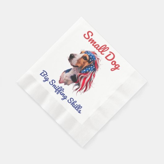 Beagle Serviette (Ecke)