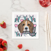 Beagle Serviette (Beispiel)