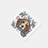 Beagle Serviette (Ecke)