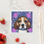 Beagle Serviette (Beispiel)