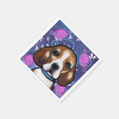 Beagle Serviette (Ecke)
