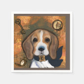 Beagle Serviette (Vorderseite)