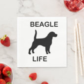 Beagle Serviette (Beispiel)