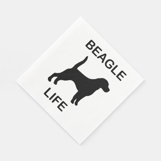 Beagle Serviette (Ecke)