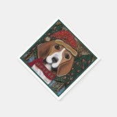 Beagle Serviette (Ecke)