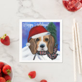 Beagle Serviette (Beispiel)