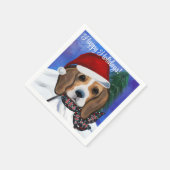 Beagle Serviette (Ecke)