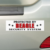 Beagle-Sicherheit Autoaufkleber (Auf Auto)