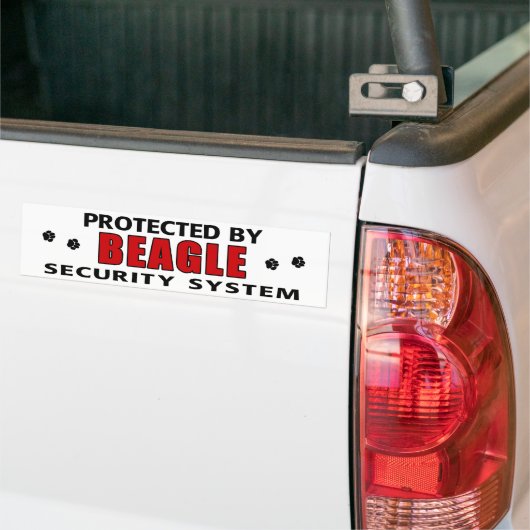 Beagle-Sicherheit Autoaufkleber (Auf Lkw)