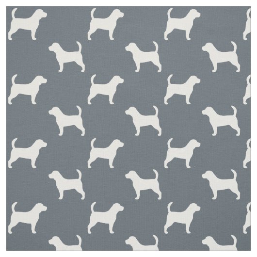Beagle-Silhouette-Muster Stoff (Muster)