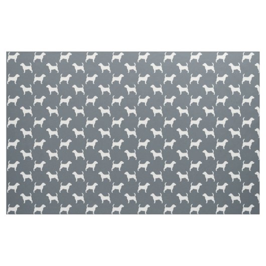 Beagle-Silhouette-Muster Stoff (Fat Quarter (45,7 x 55,9 cm))
