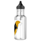 Beagle Silhouette.png Trinkflasche (Rechts)