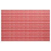 Beagle-Silhouette-Weihnachtsmuster-Rot Stoff (Yard (91,4 cm))