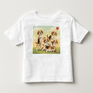 Beagle Spaß T - Shirt! Kleinkind T-shirt