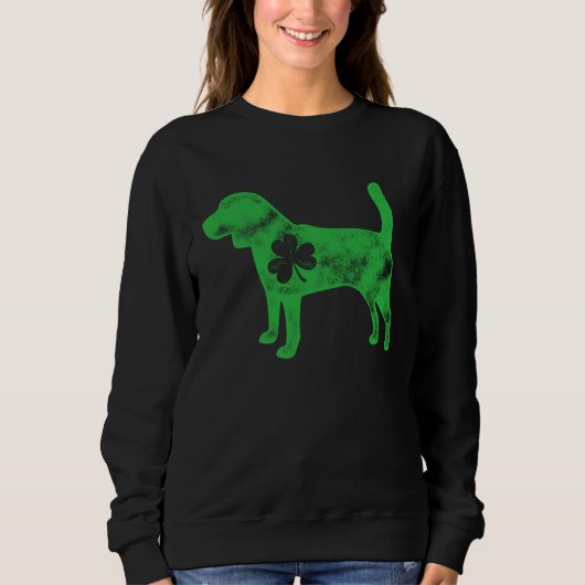 Beagle St Patrick s Day Boys Kids Girls Dog  Shamr Sweatshirt (Vorderseite)
