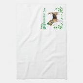 Beagle St Patricks Day Küchentuch (Vertikal)