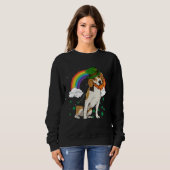 Beagle St Patricks Day Leprechaun Sweatshirt (Vorne ganz)