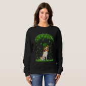 Beagle St Patricks Day Lover Irish Shamrock Dog Lo Sweatshirt (Vorne ganz)