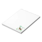 Beagle St Patricks Day Notizblock (Rotiert)